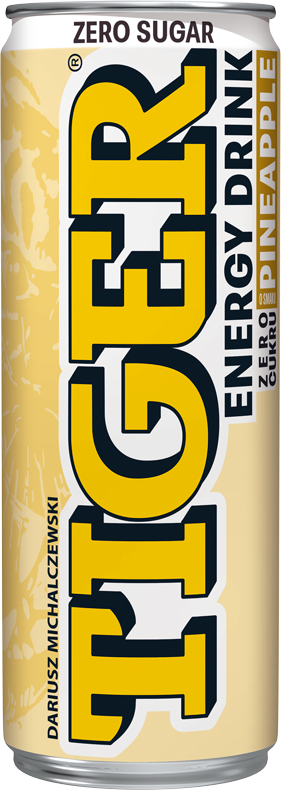 Energy drink Tiger zero ananas