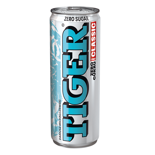 Tiger nul cukru of smaku klassieke puszka