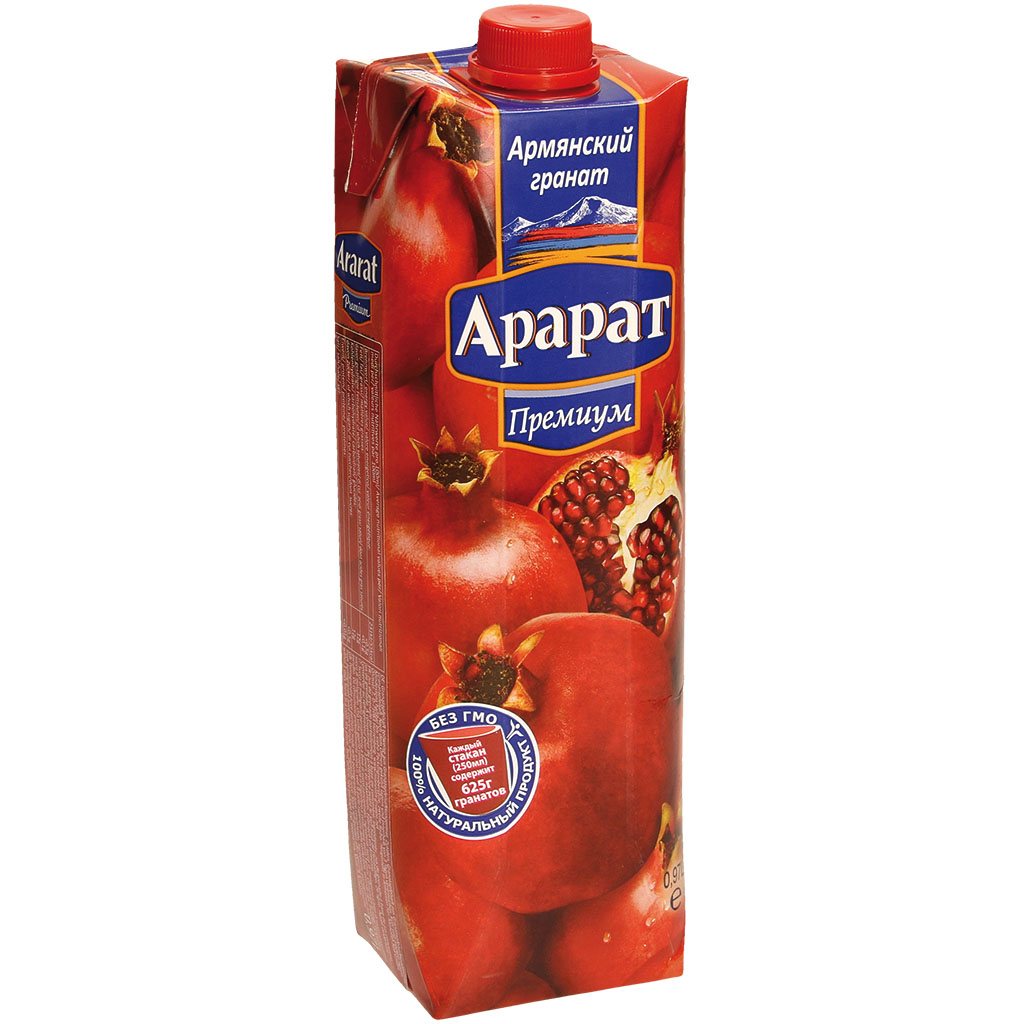 Granaatappelsap gedeeltelijk uit granaatappelsapconcentraat