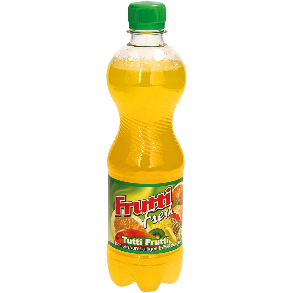 Koolzuurhoudend verfrissingsdrank "Tutti Frutti"