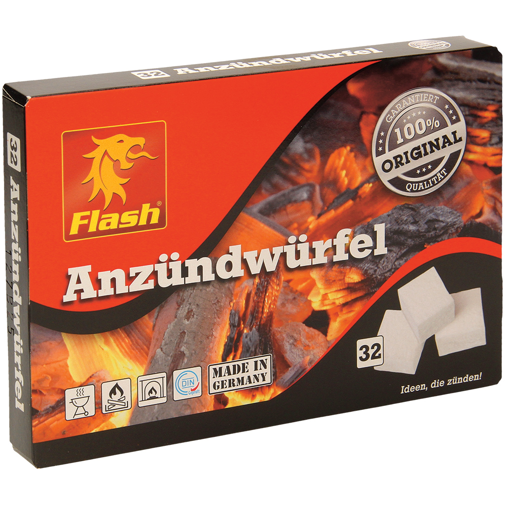 Flash Розжиг парафиновый 32 штуки