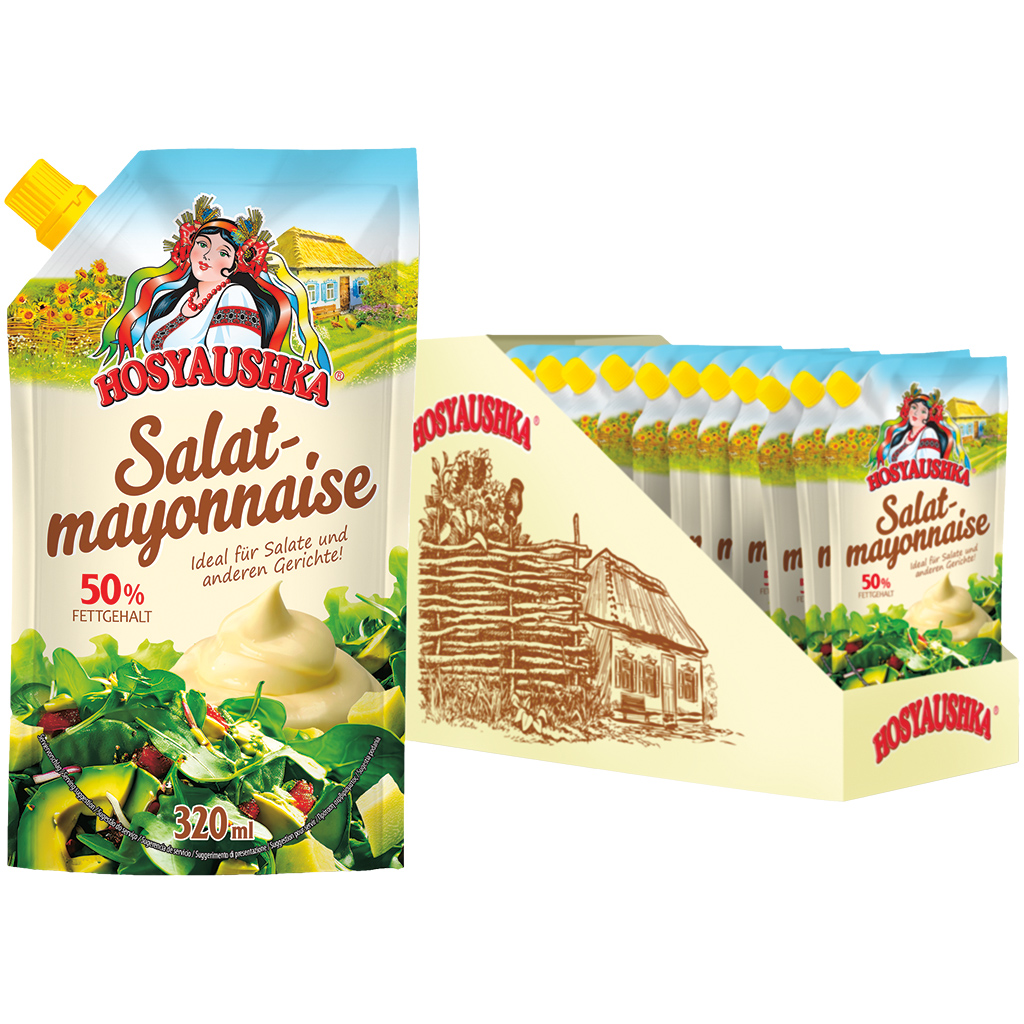 "HOSYAUSHKA" Майонез cалатный 50% жира