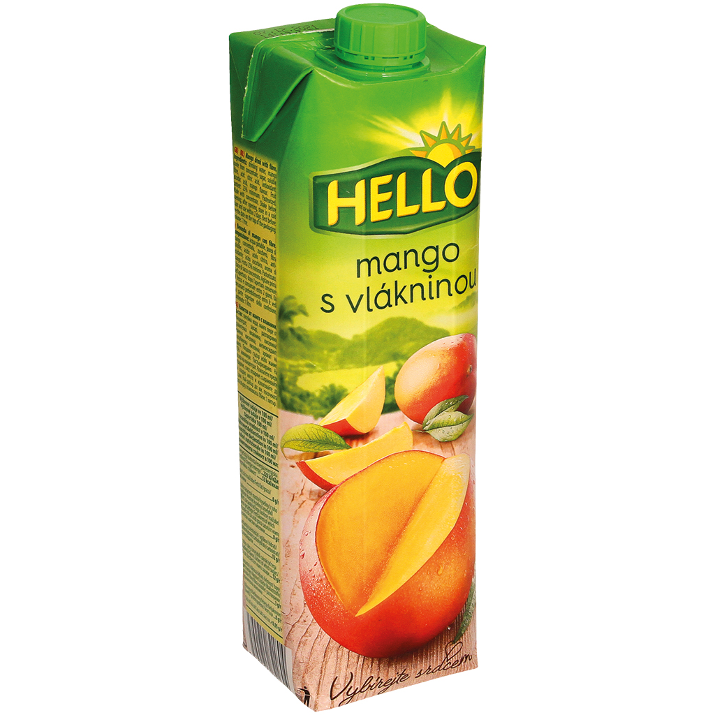 Aroma-drank uit geconcentreerde mango-puree, met vezels