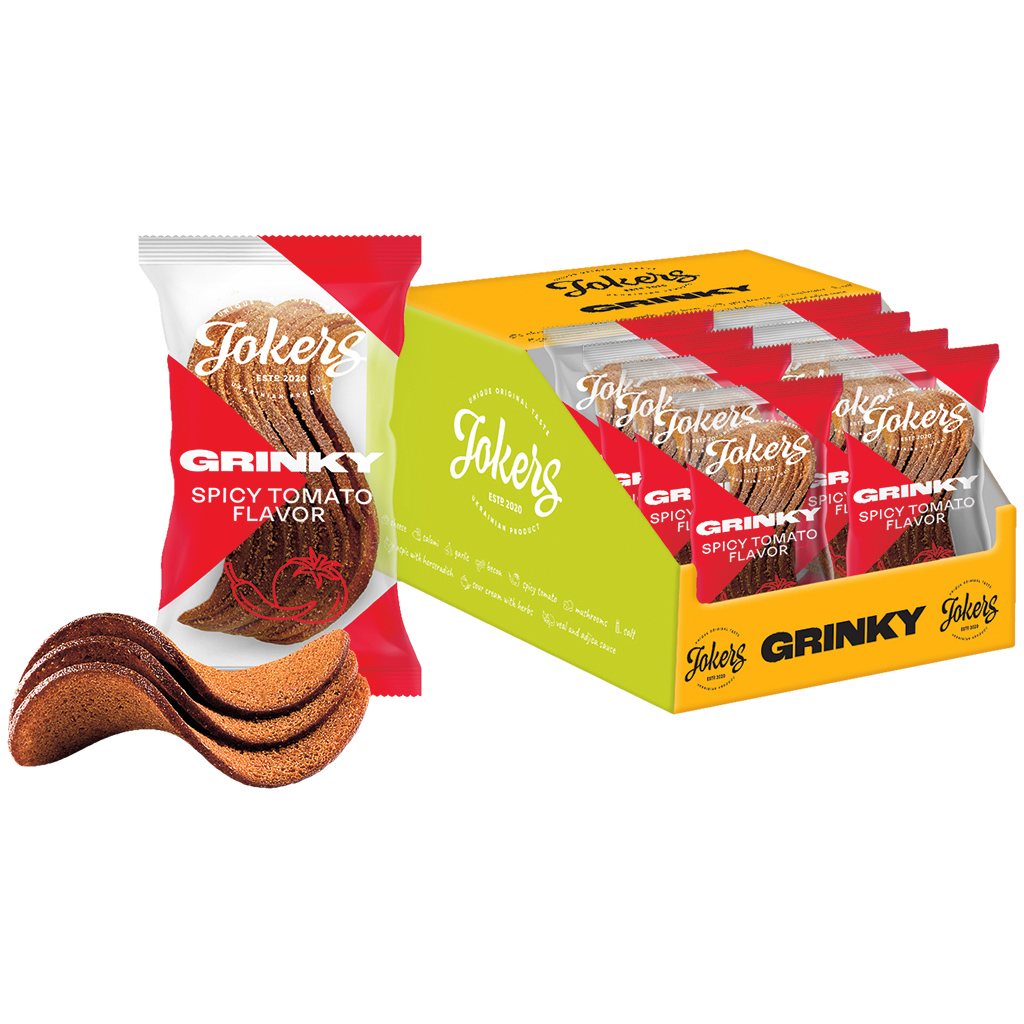 "GRINKY" Гренки ржано- пшеничные со вкусом томата