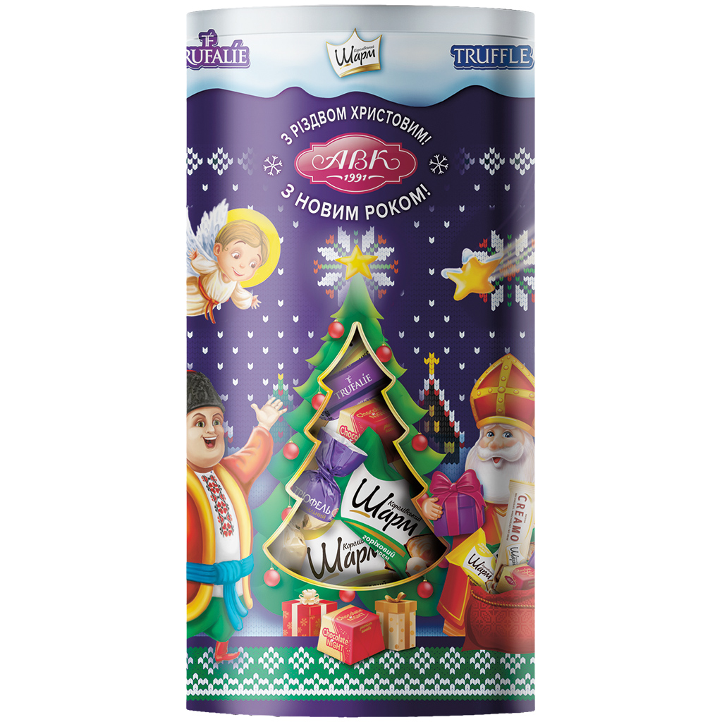 AVK Geschenk - Confettimix "Vrolijke Kerst" Tubus