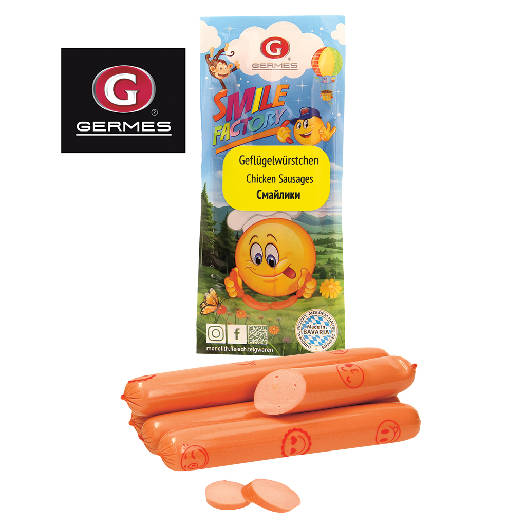 Сосиски из мяса птицы "Smile Factory"