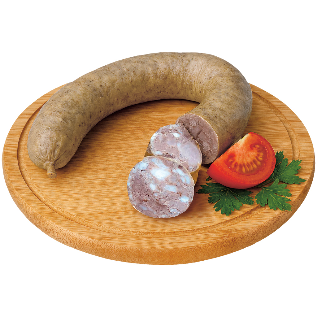 Вареная колбаса по-украински с ливером, со вкусом свинины и