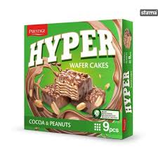 Hyper wafelcakes cacao en pinda’s