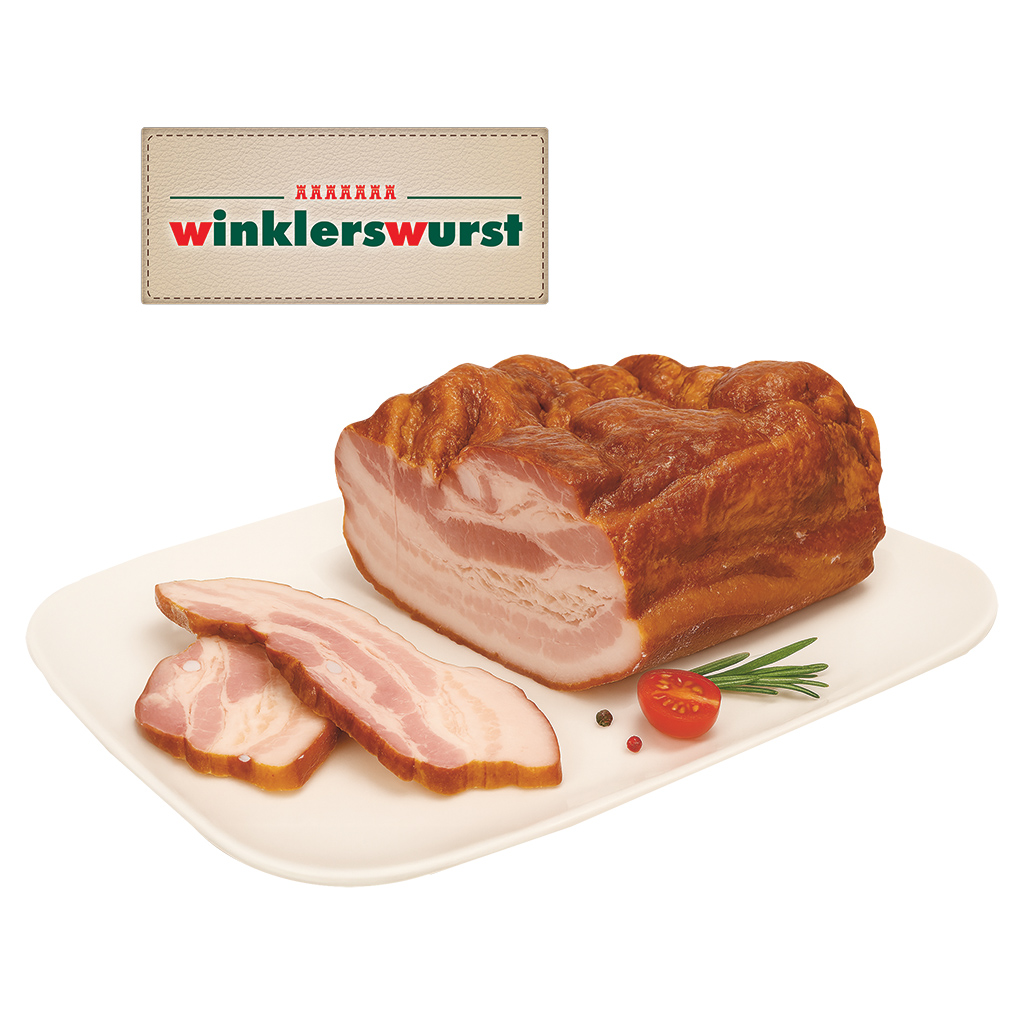 Zeemerspek met kraakbeen, gezouten, gekookt, gerookt, met to