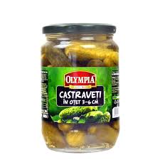 Olympia pikante augurken in azijn