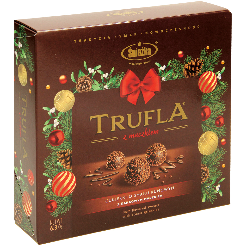 Конфеты со вкусом рома, в шоколаде, посыпанные какаосодержащ