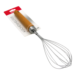 Keukenklopper 28cm hout staal