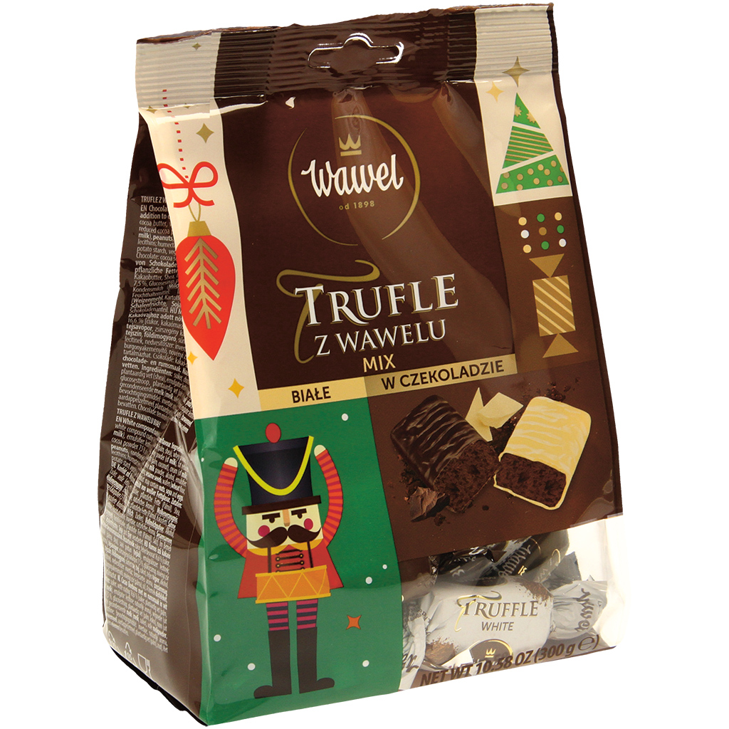 Truffelmix "Truffelmix donker & wit" Confiserie met rum smaa