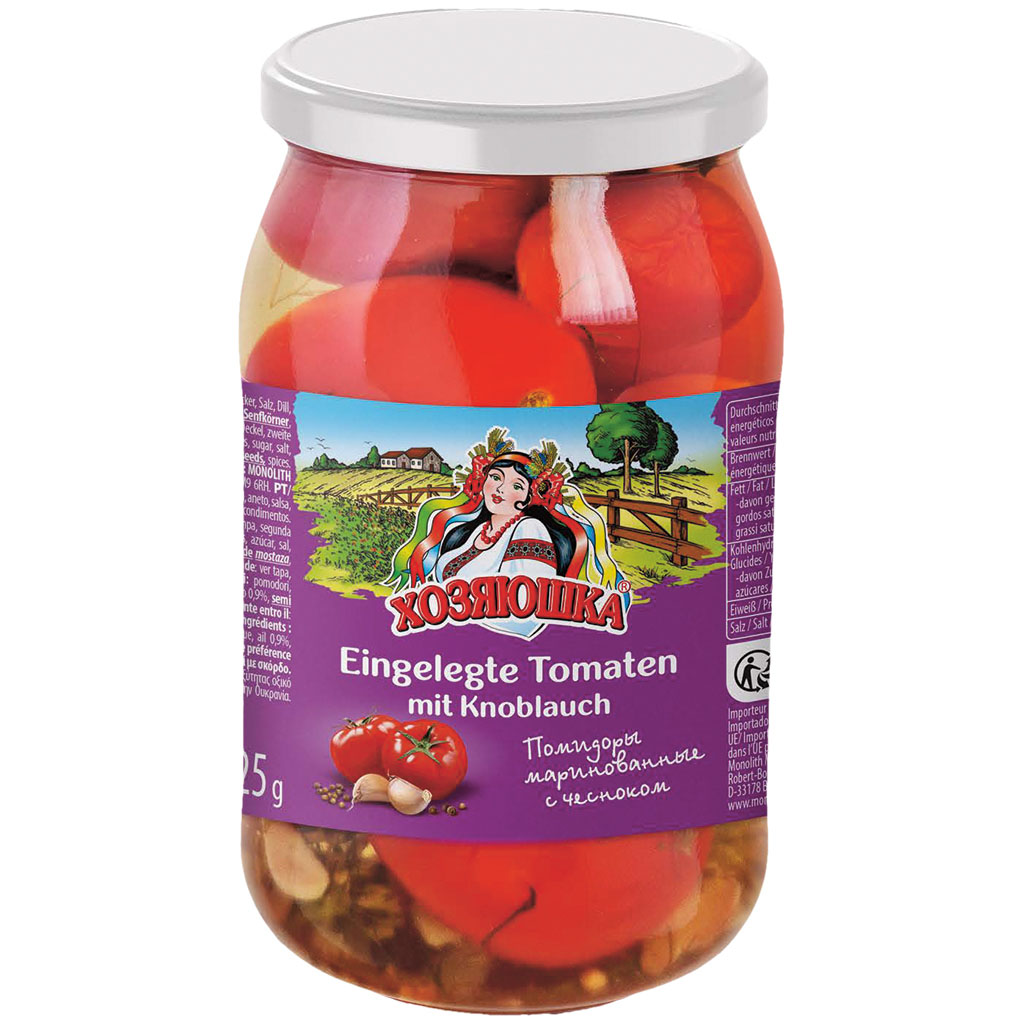 HOSYAUSHKA Ingelegde tomaten met knoflook