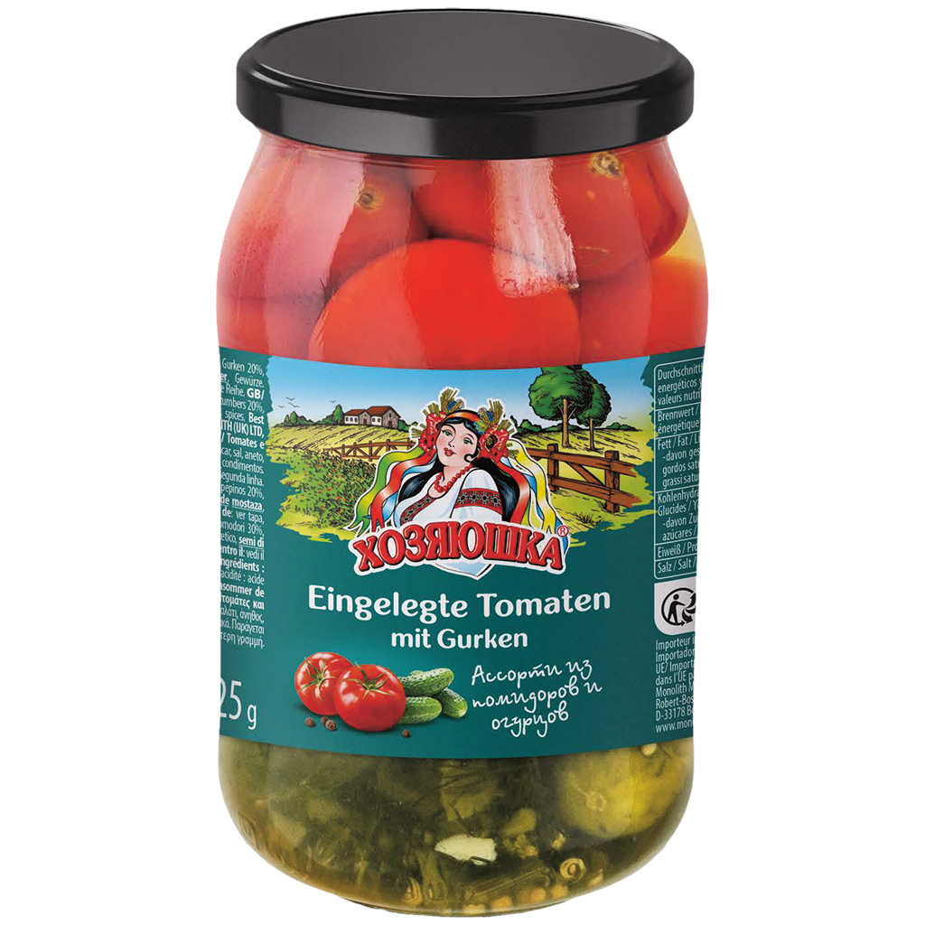 "HOSYAUSHKA" Gepekelde Tomaten en Komkommers