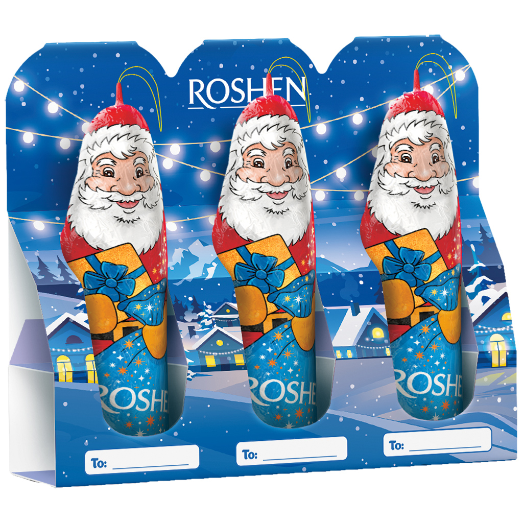 Melkchocolade holle figuur "Set Sankt Nikolaus". Bevat naast