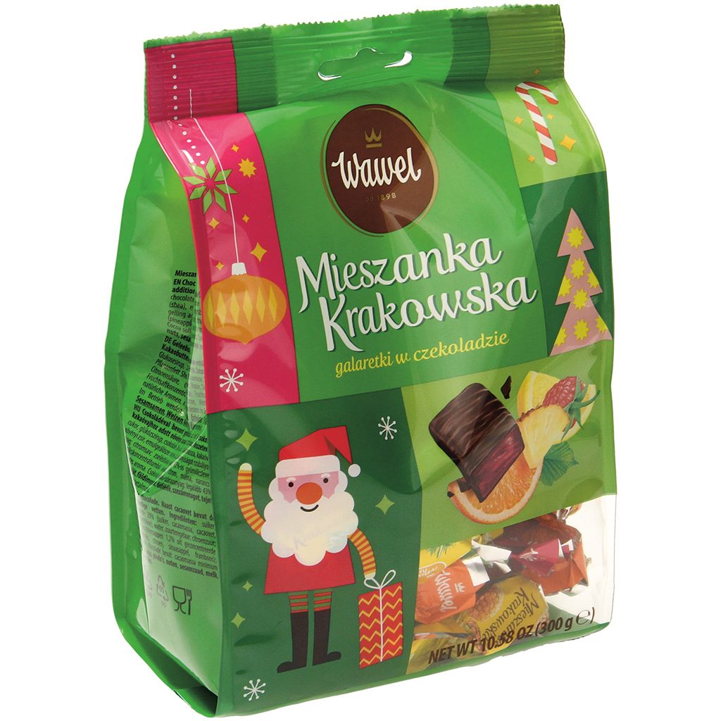 Geleebonbons in chocolade "Mieszanka Krakowska". Chocolade b