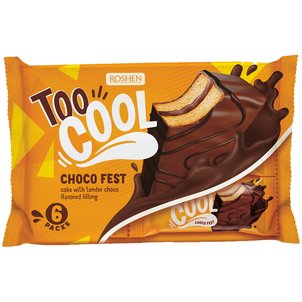 Пирожные „Too Cool Choco Fest” c какао-кремом