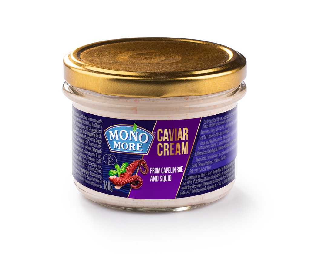 "MONO MORE" Broodbeleg met Capelin-kaviaar