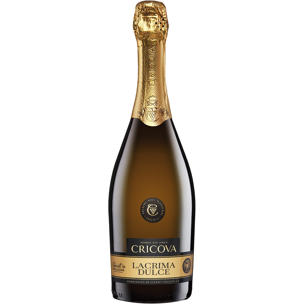 "CRICOVA Lacrima Dulce" Mousserende wijn, Wit, mild, 10% vol.