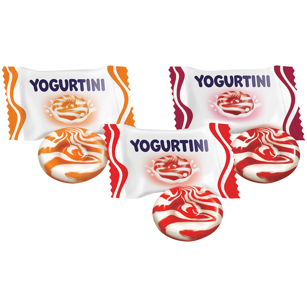 ROSHEN "YOGURTINI" Harde karamelletjes in de smaken