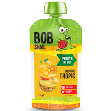 Bob Snail smoothie banaan/ananas/mango 120g