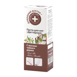 Domashniy Doctor teer voetpasta met tea tree olie 75ml
