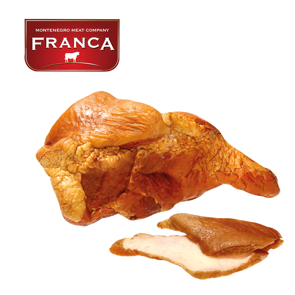 Kaiserribbels - Gezouten vleesribben met huid, gegaard en ge