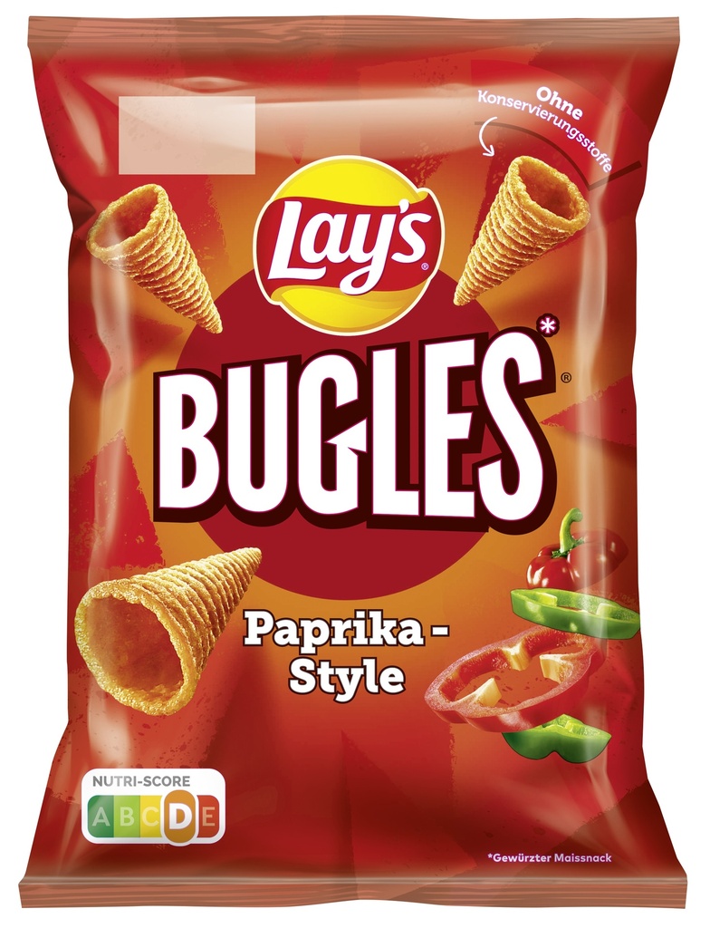 Lays Bugles - Картофельные чипсы со вкусом паприки