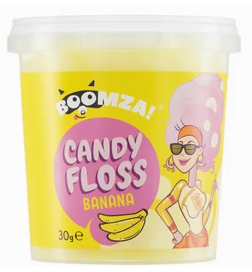 Boomza suikerspin banaan 30g