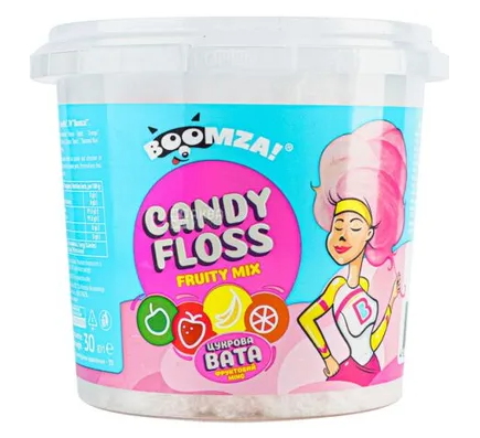 Boomza suikerspin fruity mix 30g