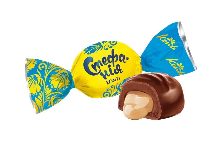 KONTI Stefania" Confiserie met vulling met room-smaak 28,2%