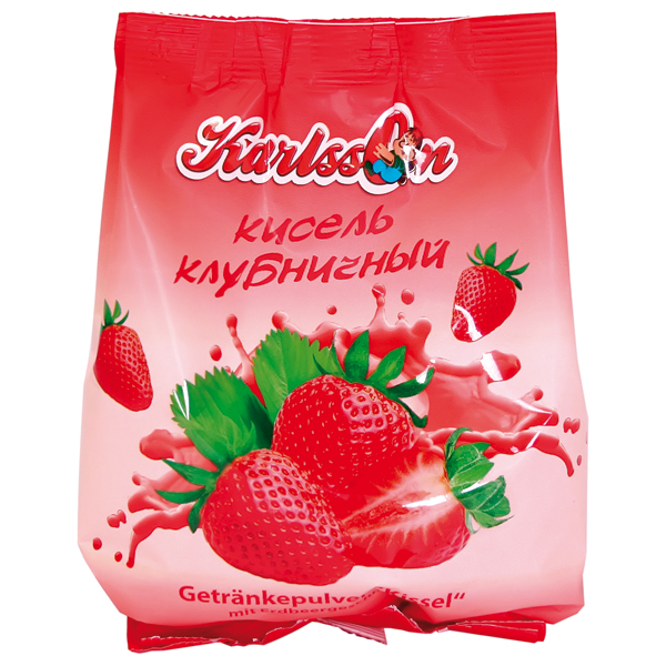 Drankpoeder "Kissel" met aardbeiensmaak