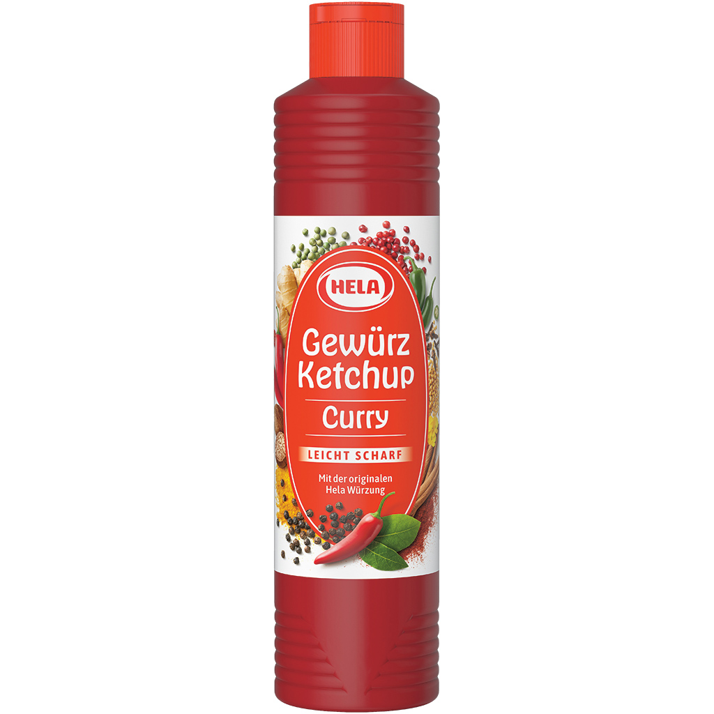 Hela Kruidenketchup Curry licht pittig
