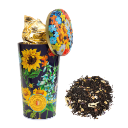 Chelton Blumenvase Feldblumen zwarte losse thee met fruit