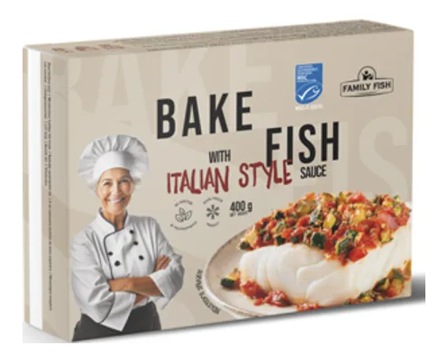 Bake fish with Italian style sauce 400g