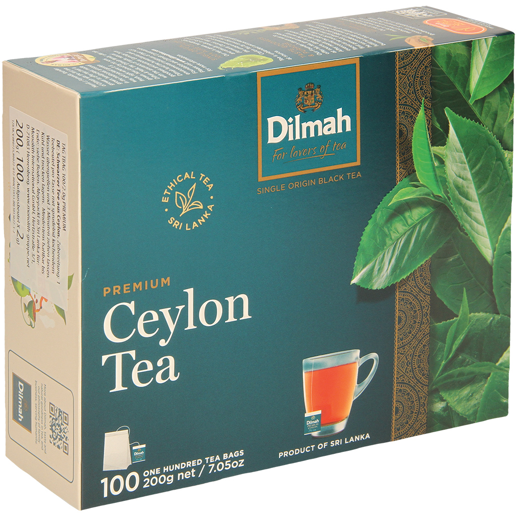 Черный цейлонский чай 100 x 2г