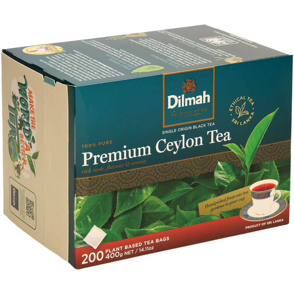 Zwarte thee uit Ceylon 200 x 2g