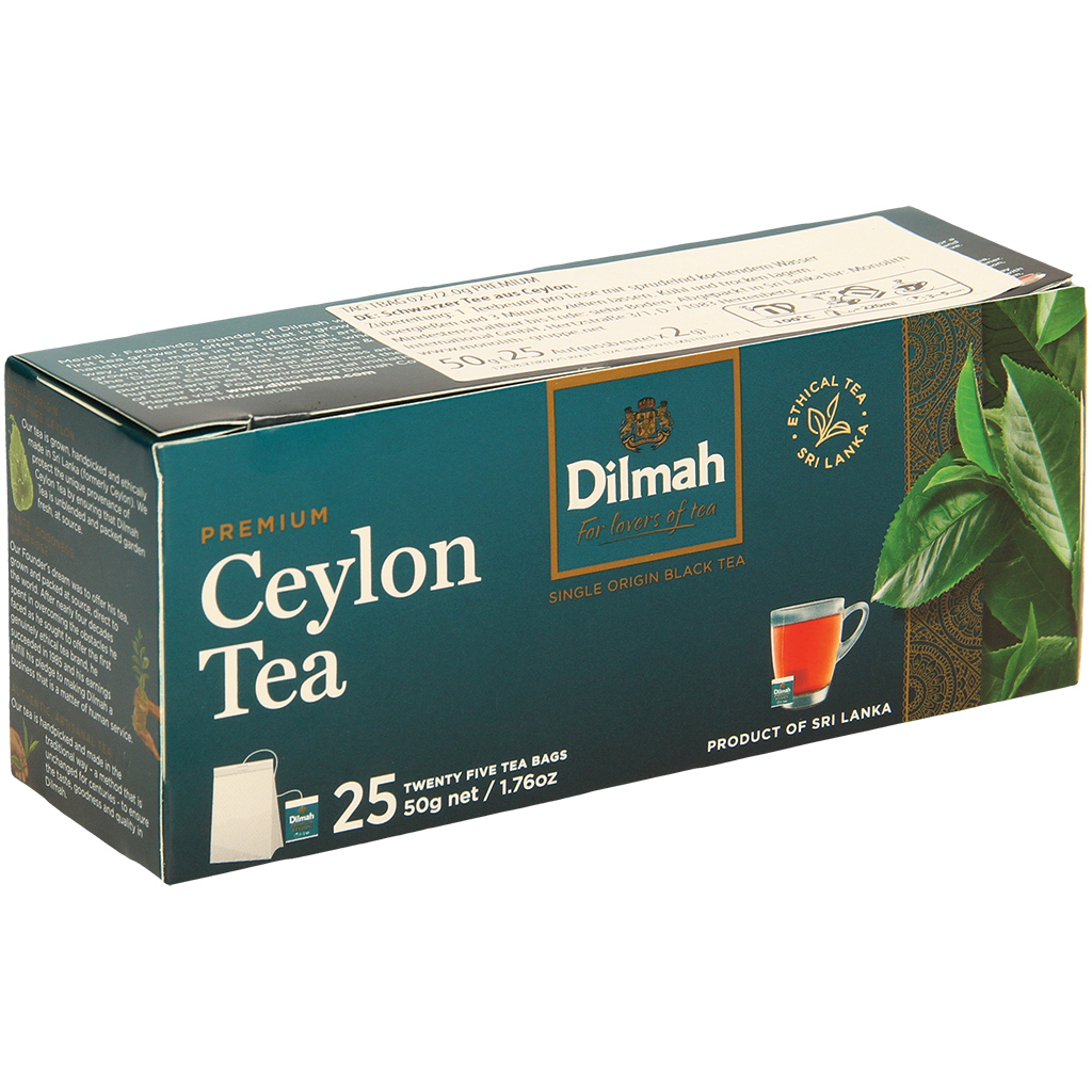 Zwarte thee uit Ceylon 25x2g