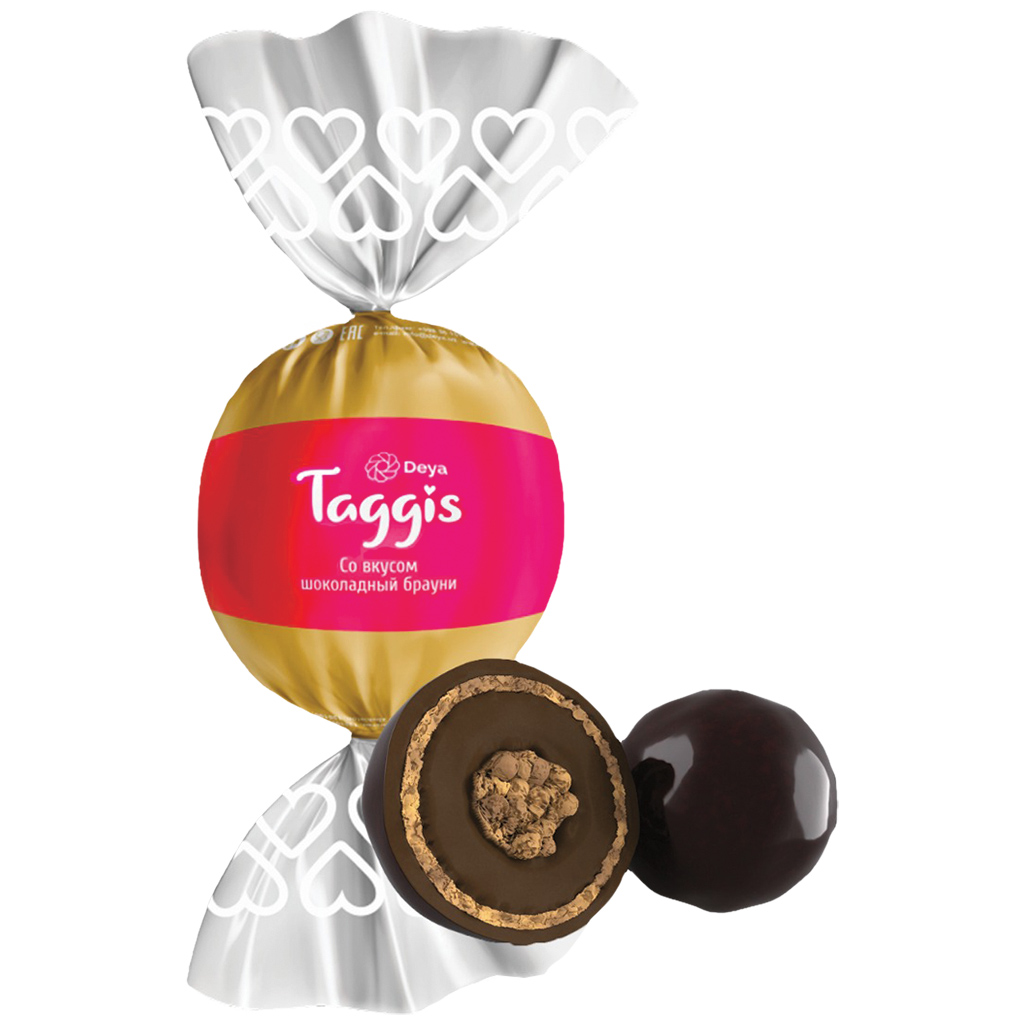 DEYA "Taggies" Confect met Browniesmaak, met 3% cacaoreis, i
