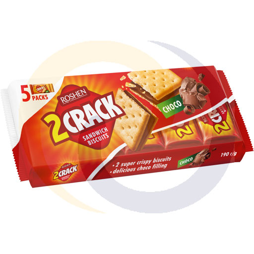 2Crack choco crackers 190g