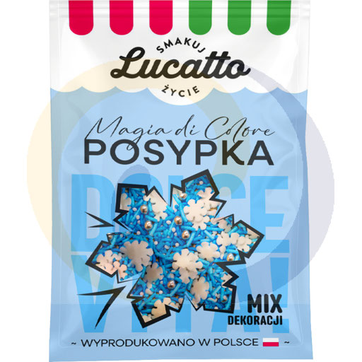 Лукатто декоративная посыпка с снегом. 30 г / 20 шт Emix