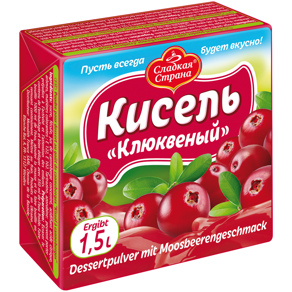 "SLADKAYA STRANA" Клюквенный кисель