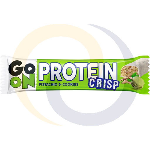 Go On Eiwitreep Crispy Pistache 45g/24st Sante