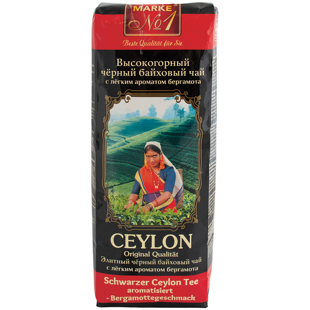 Zwarte ceylonthee, aromatisch - bergamot smaak