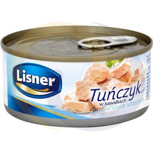 Tonijnstukken in pekel 170g Lisner
