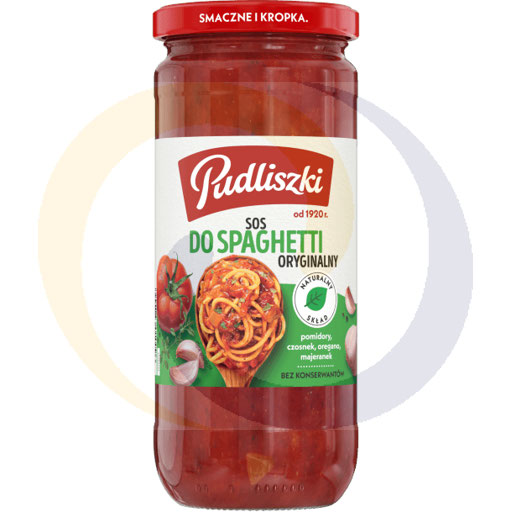 Соус для спагетти оригинальный банка 480г/6шт Pudliszki