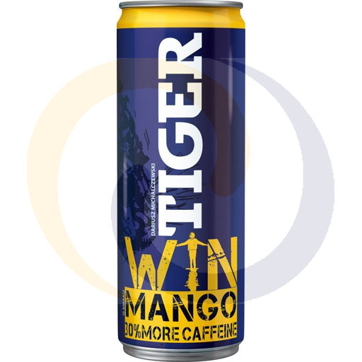 Drink energiedrank Tiger Win Mango 0,25l/12st E Maspex