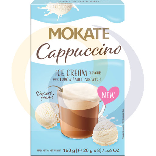 Мокате Капучино со вкусом крема 160 г (8 x 20 г)