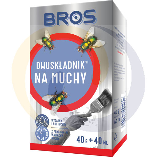 Tweedelige vliegenafschrikker 40g 40ml .Bros